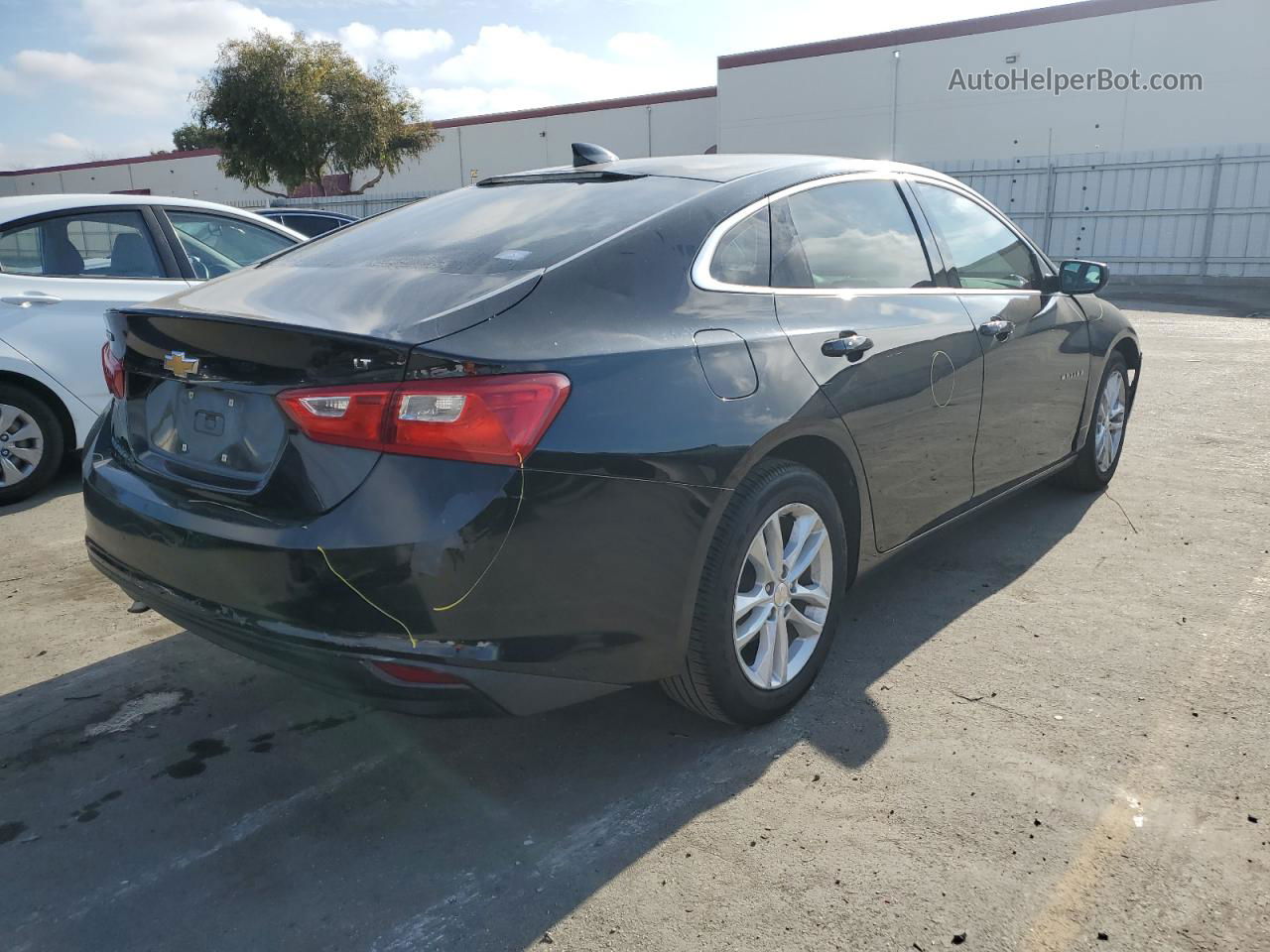 2017 Chevrolet Malibu Lt Черный vin: 1G1ZE5ST7HF228298