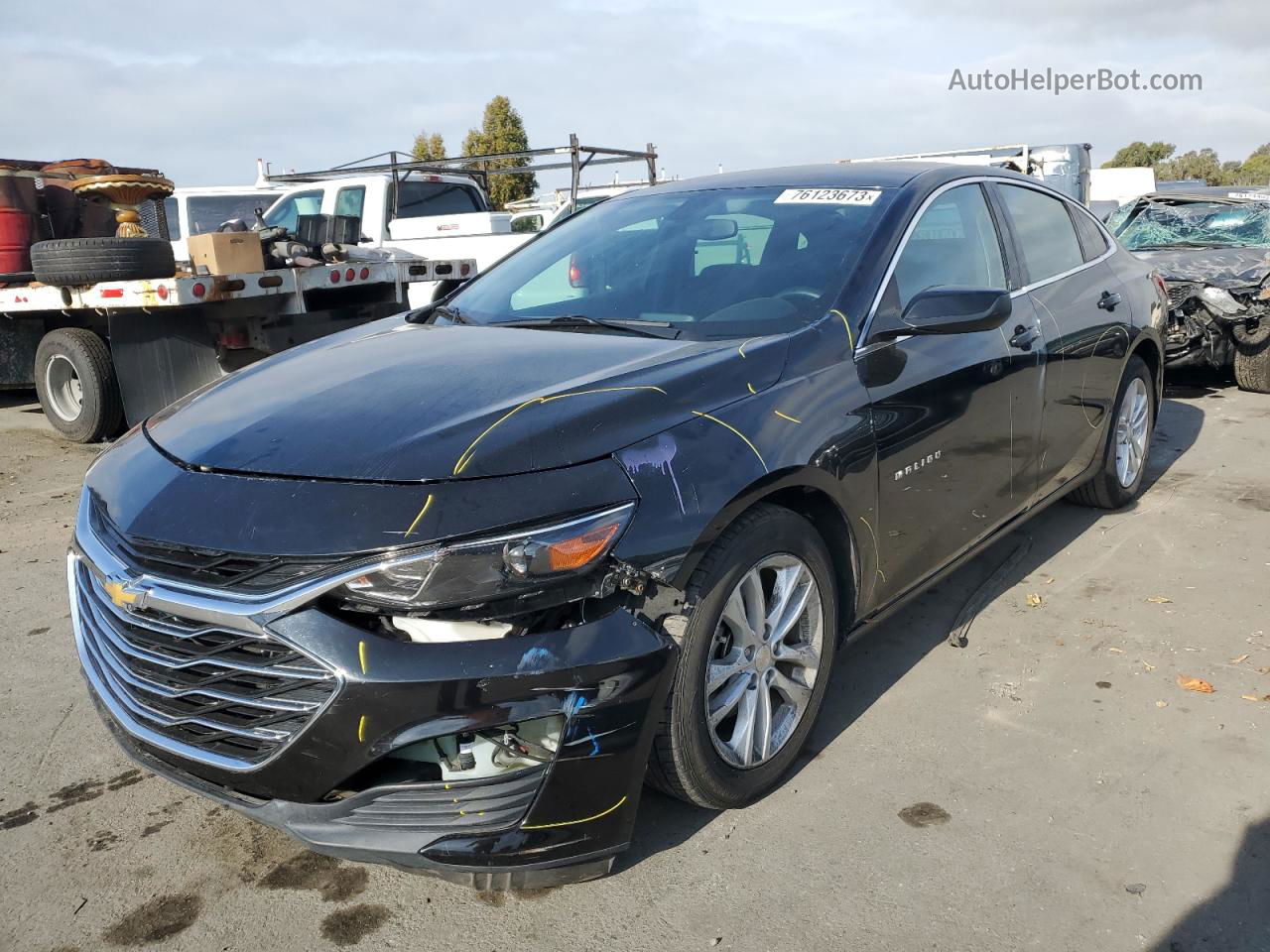 2017 Chevrolet Malibu Lt Черный vin: 1G1ZE5ST7HF228298