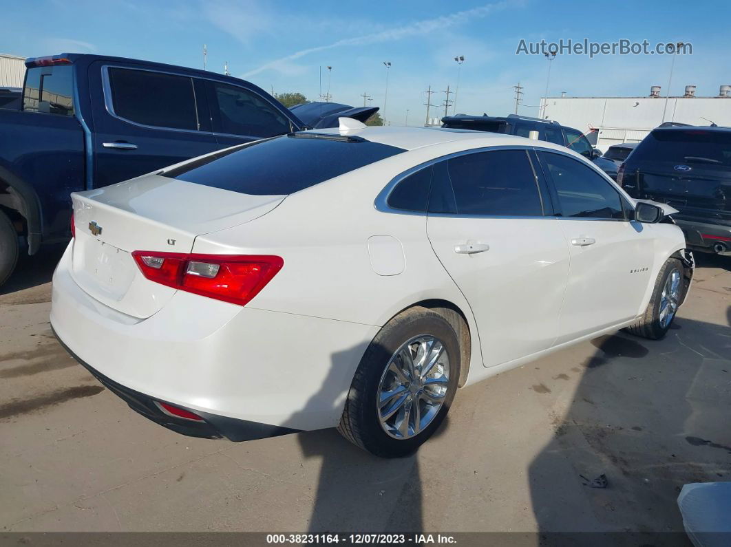 2017 Chevrolet Malibu 1lt White vin: 1G1ZE5ST7HF242069