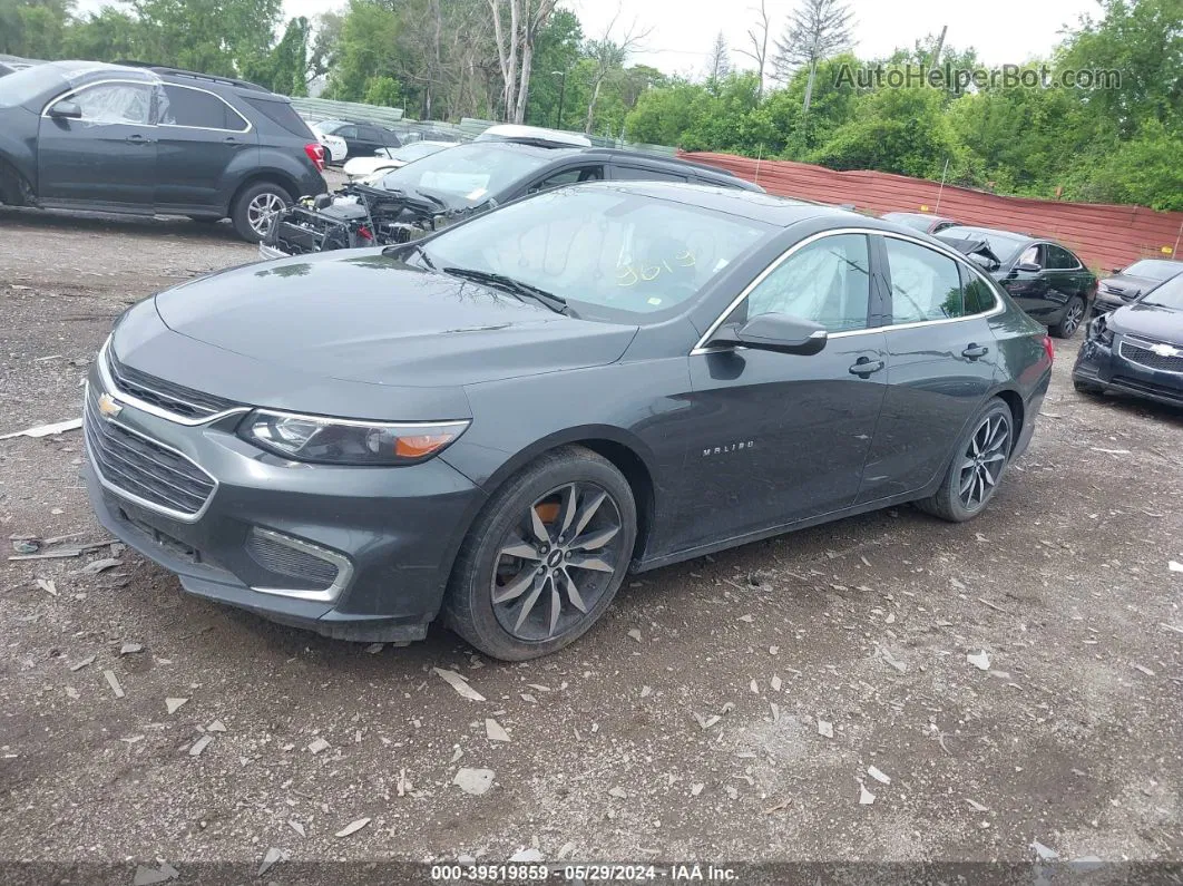 2017 Chevrolet Malibu 1lt Gray vin: 1G1ZE5ST7HF249619