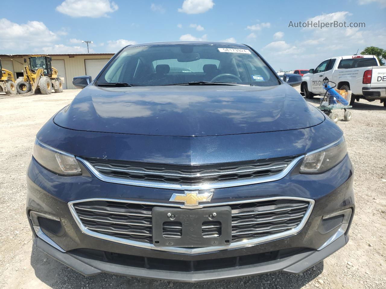 2017 Chevrolet Malibu Lt Синий vin: 1G1ZE5ST7HF264055