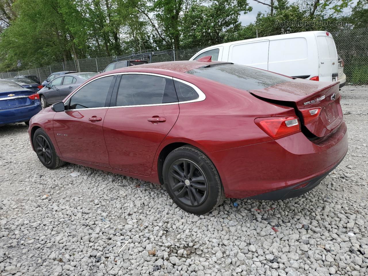 2017 Chevrolet Malibu Lt Burgundy vin: 1G1ZE5ST7HF279543