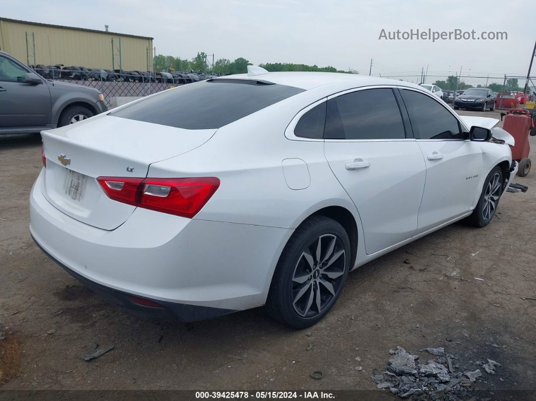 2017 Chevrolet Malibu 1lt White vin: 1G1ZE5ST7HF280952