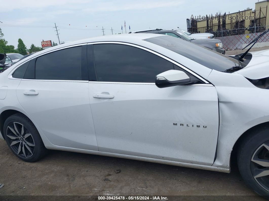 2017 Chevrolet Malibu 1lt White vin: 1G1ZE5ST7HF280952