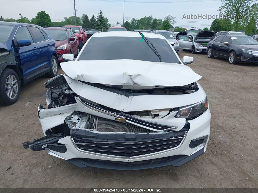 2017 Chevrolet Malibu 1lt White vin: 1G1ZE5ST7HF280952