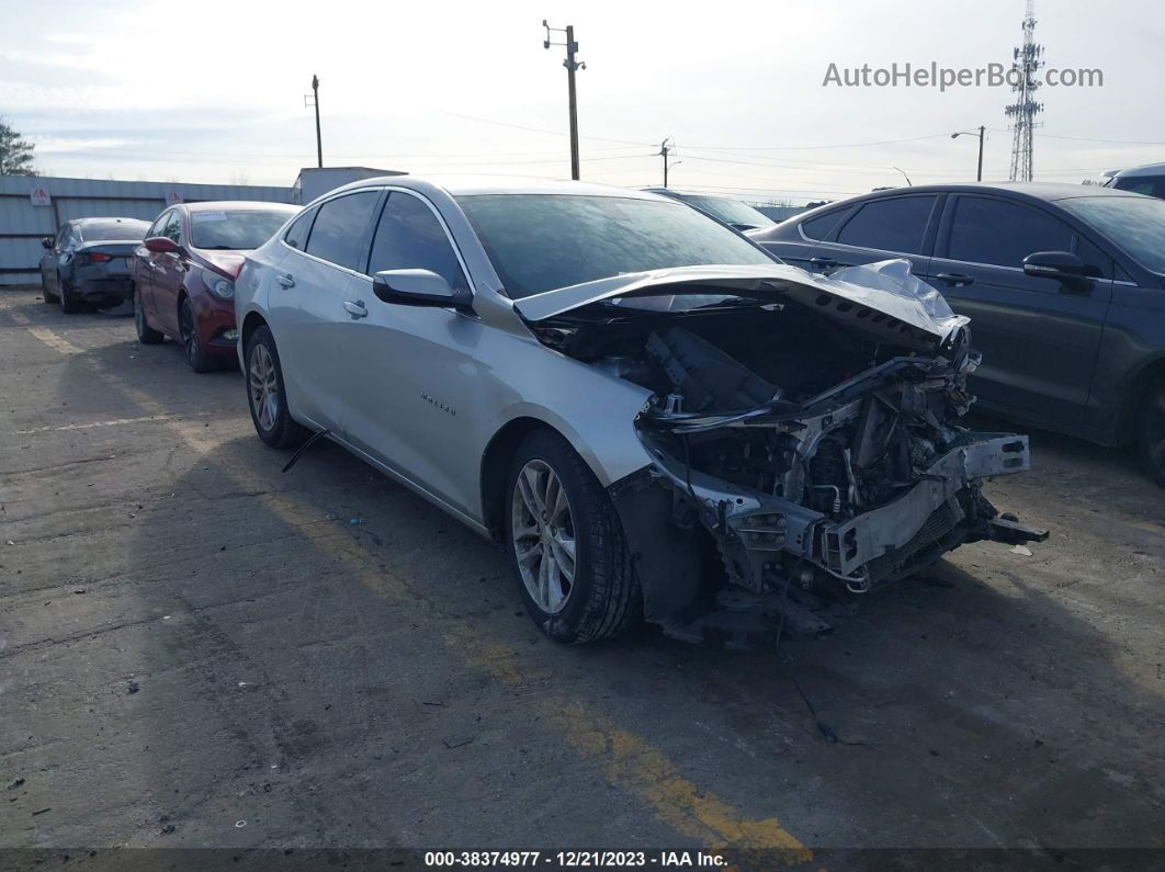 2017 Chevrolet Malibu 1lt Silver vin: 1G1ZE5ST8HF130543