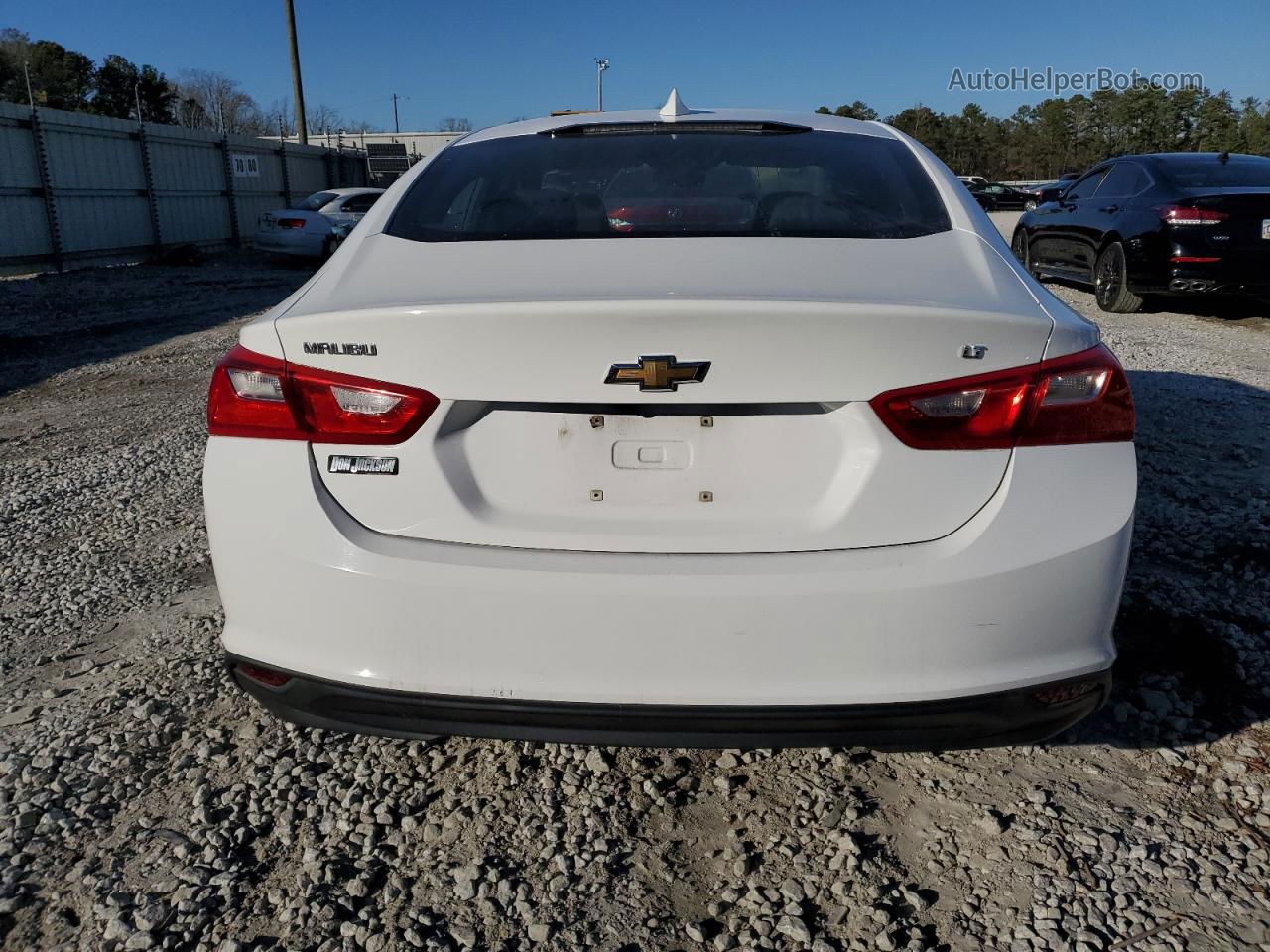 2017 Chevrolet Malibu Lt White vin: 1G1ZE5ST8HF165602