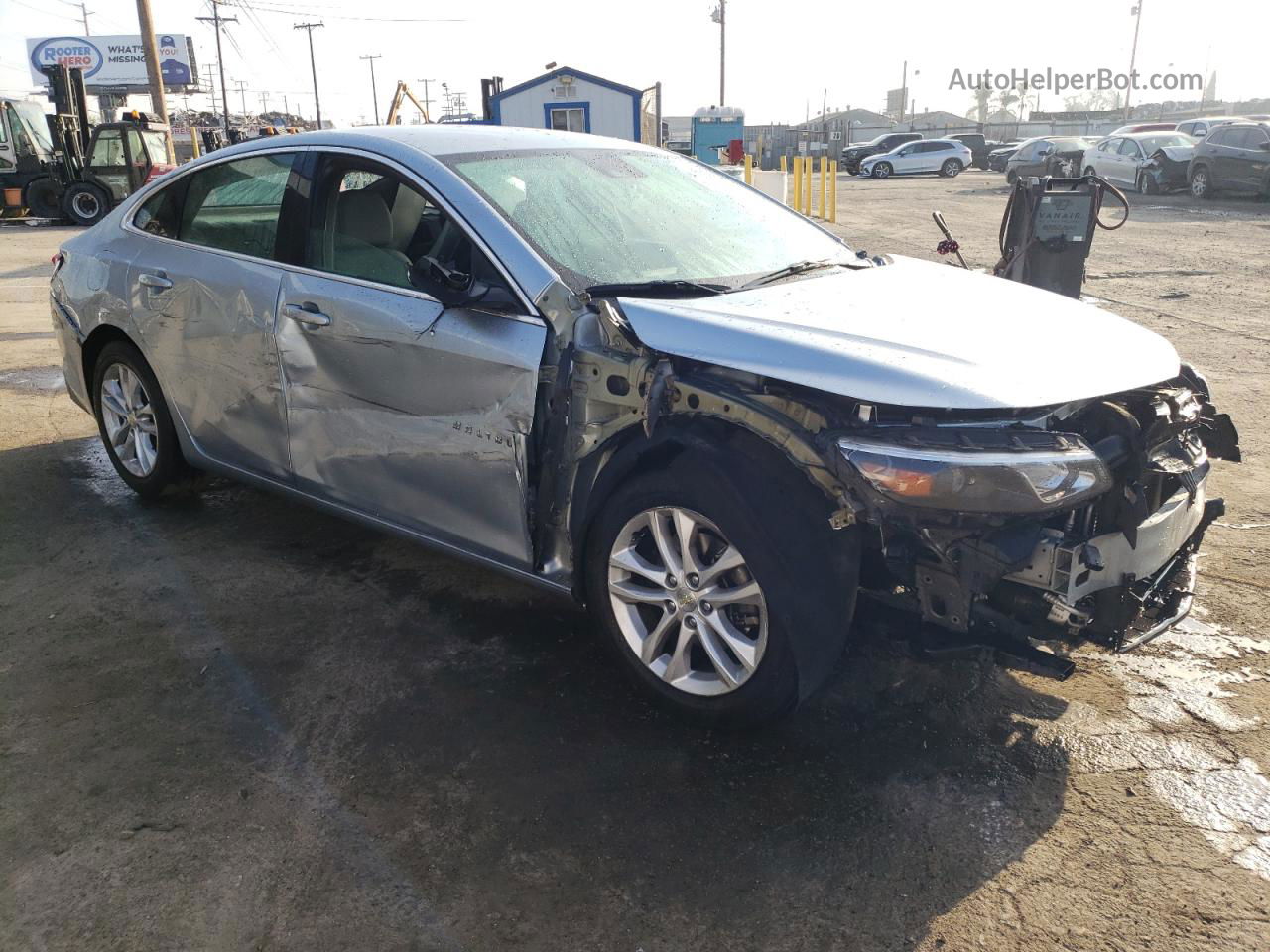 2017 Chevrolet Malibu Lt Silver vin: 1G1ZE5ST8HF175904