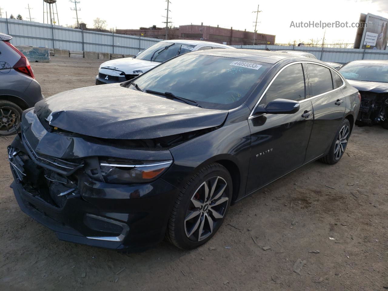 2017 Chevrolet Malibu Lt Black vin: 1G1ZE5ST8HF233204