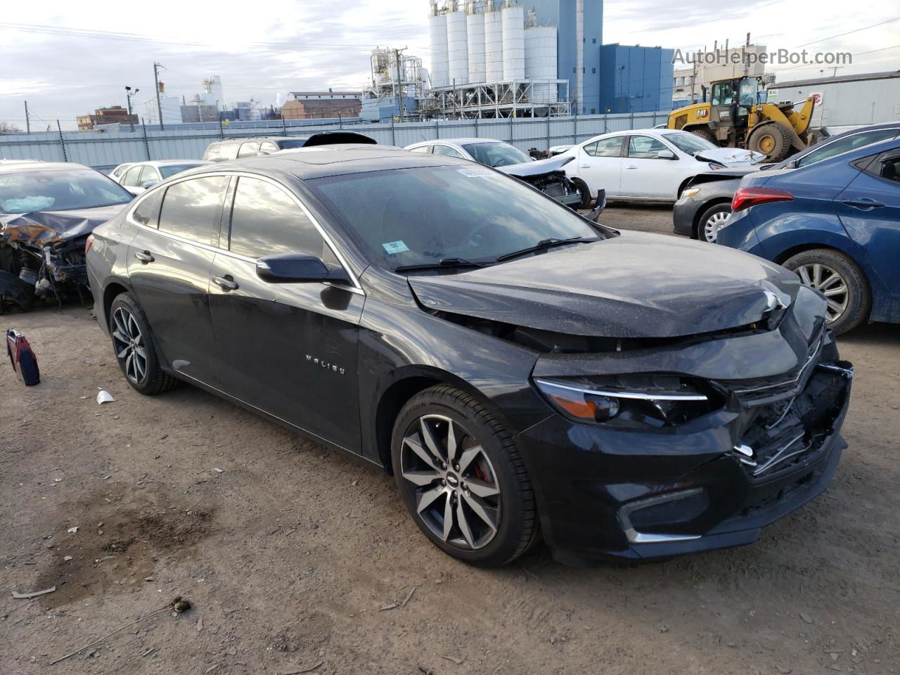 2017 Chevrolet Malibu Lt Black vin: 1G1ZE5ST8HF233204