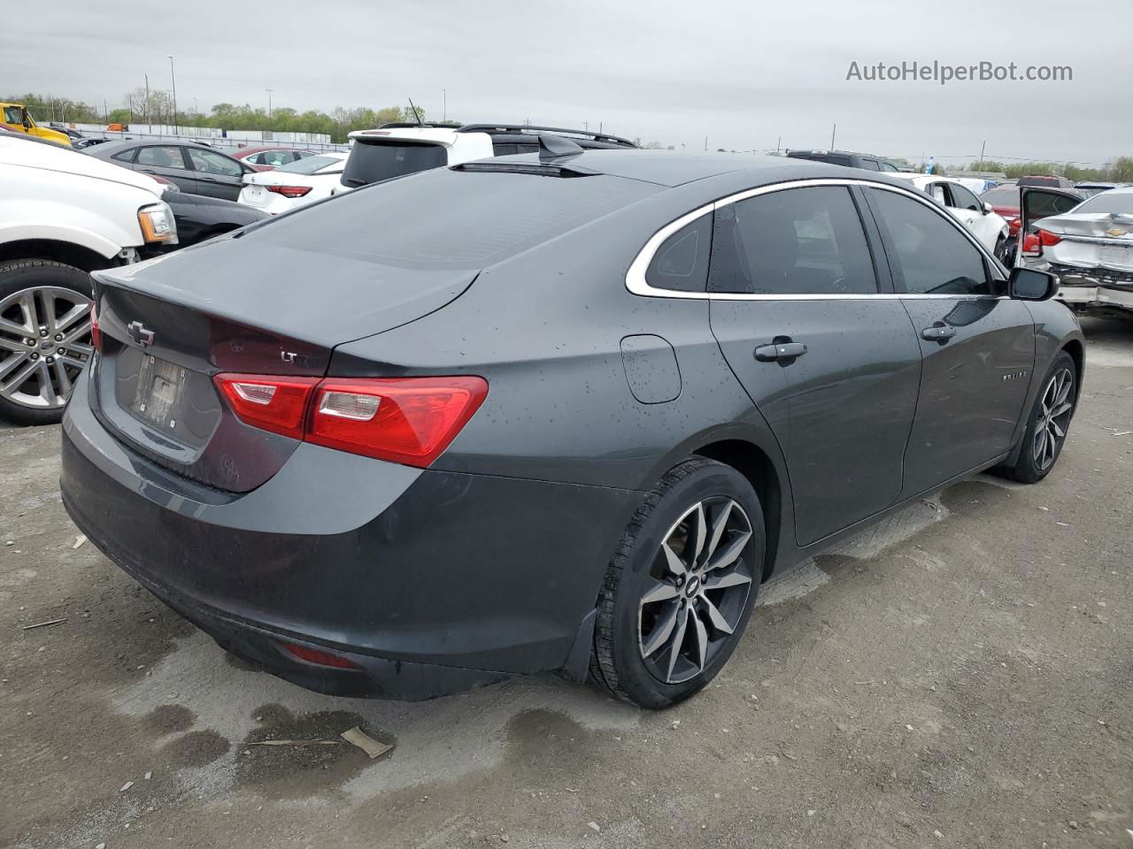 2017 Chevrolet Malibu Lt Серый vin: 1G1ZE5ST8HF261360