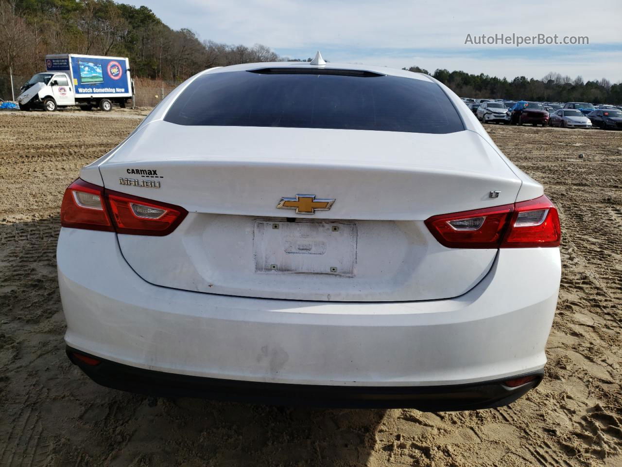 2017 Chevrolet Malibu Lt White vin: 1G1ZE5ST8HF293936