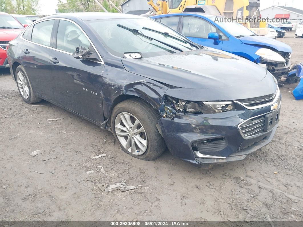 2017 Chevrolet Malibu 1lt Blue vin: 1G1ZE5ST9HF120474