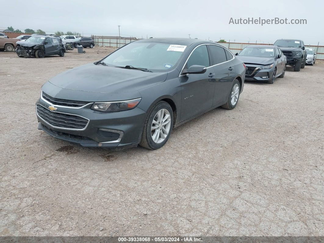 2017 Chevrolet Malibu 1lt Gray vin: 1G1ZE5ST9HF134214