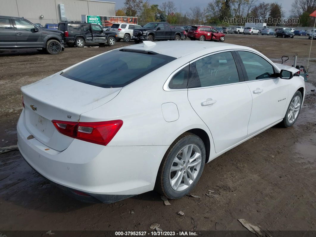 2017 Chevrolet Malibu 1lt White vin: 1G1ZE5ST9HF147626