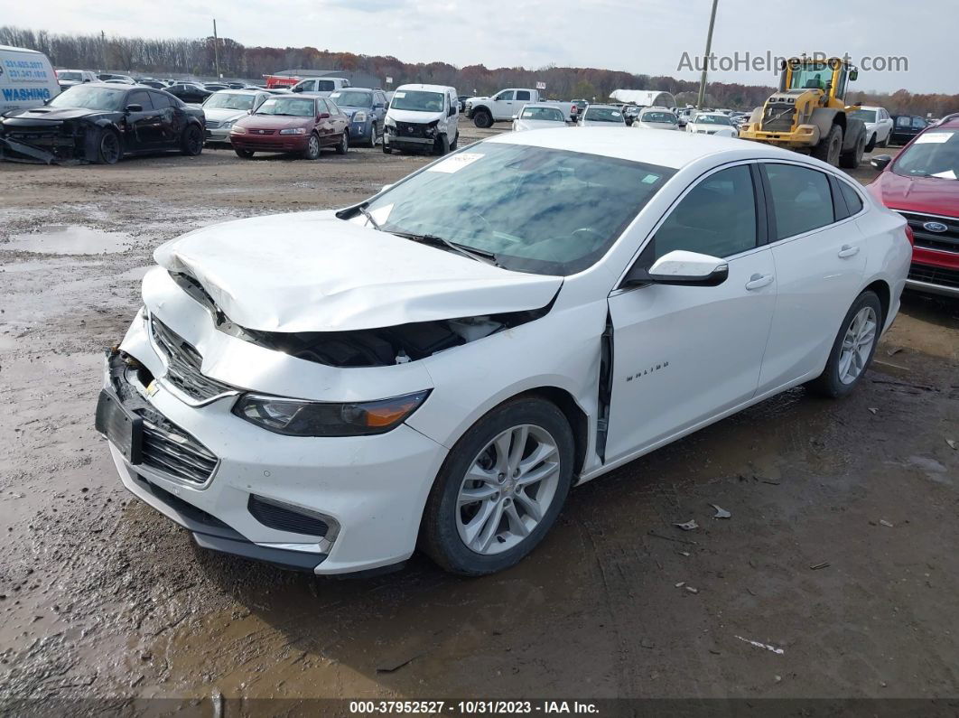 2017 Chevrolet Malibu 1lt White vin: 1G1ZE5ST9HF147626