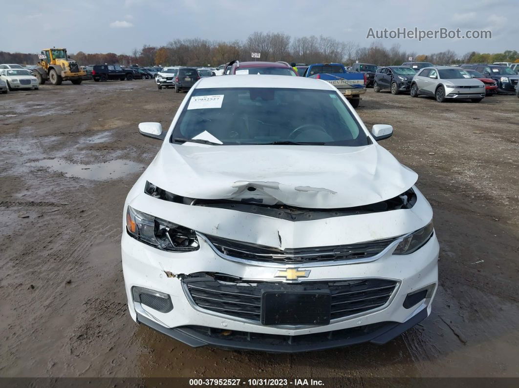 2017 Chevrolet Malibu 1lt White vin: 1G1ZE5ST9HF147626