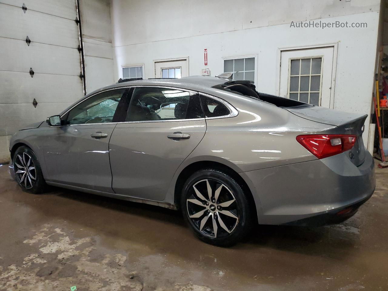 2017 Chevrolet Malibu Lt Серый vin: 1G1ZE5ST9HF182442