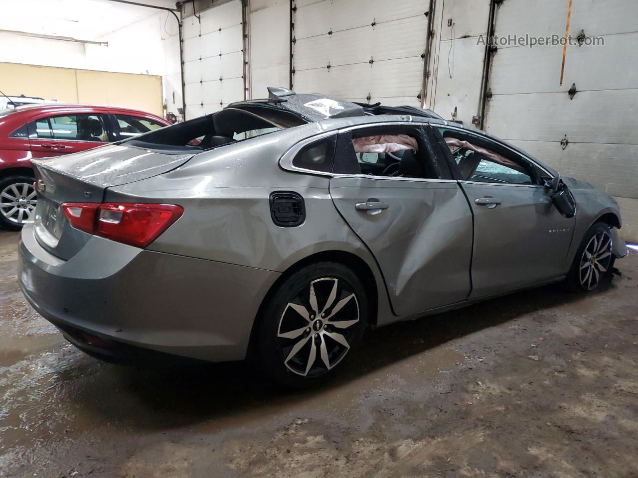 2017 Chevrolet Malibu Lt Gray vin: 1G1ZE5ST9HF182442