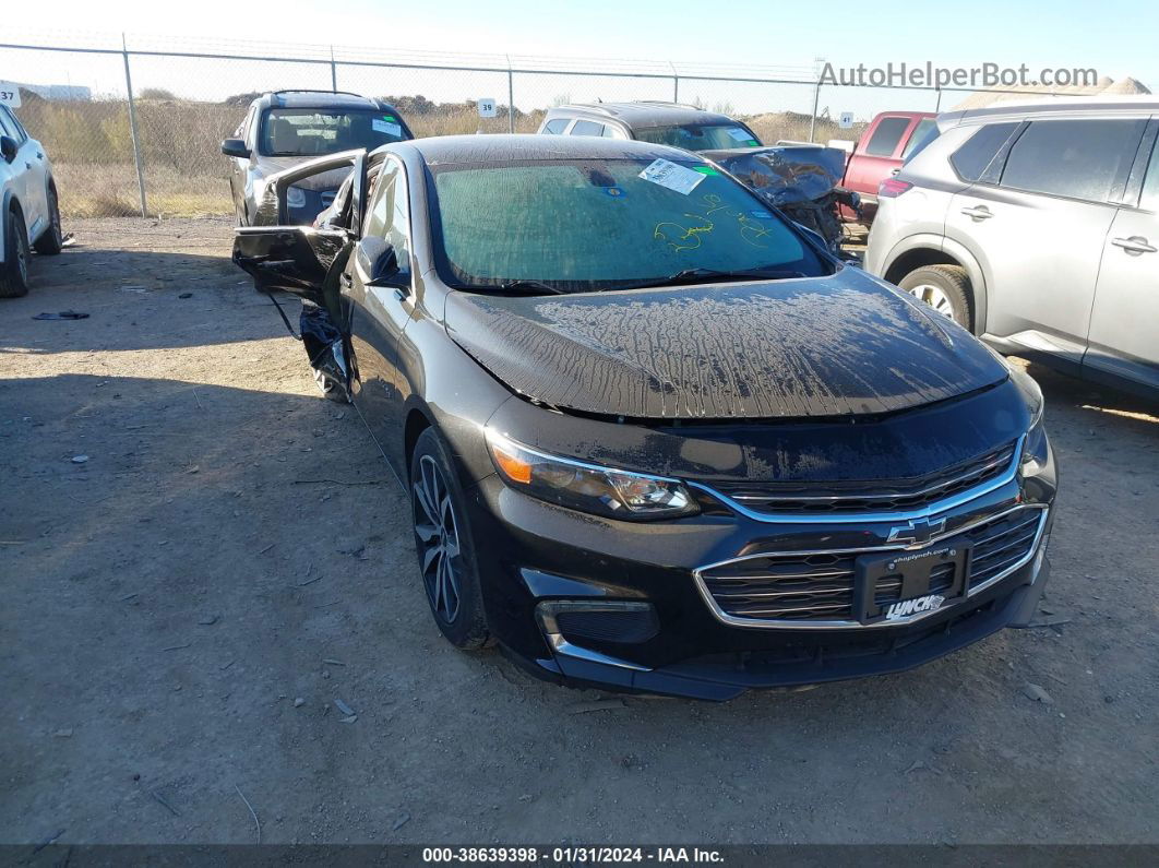 2017 Chevrolet Malibu 1lt Black vin: 1G1ZE5ST9HF189634