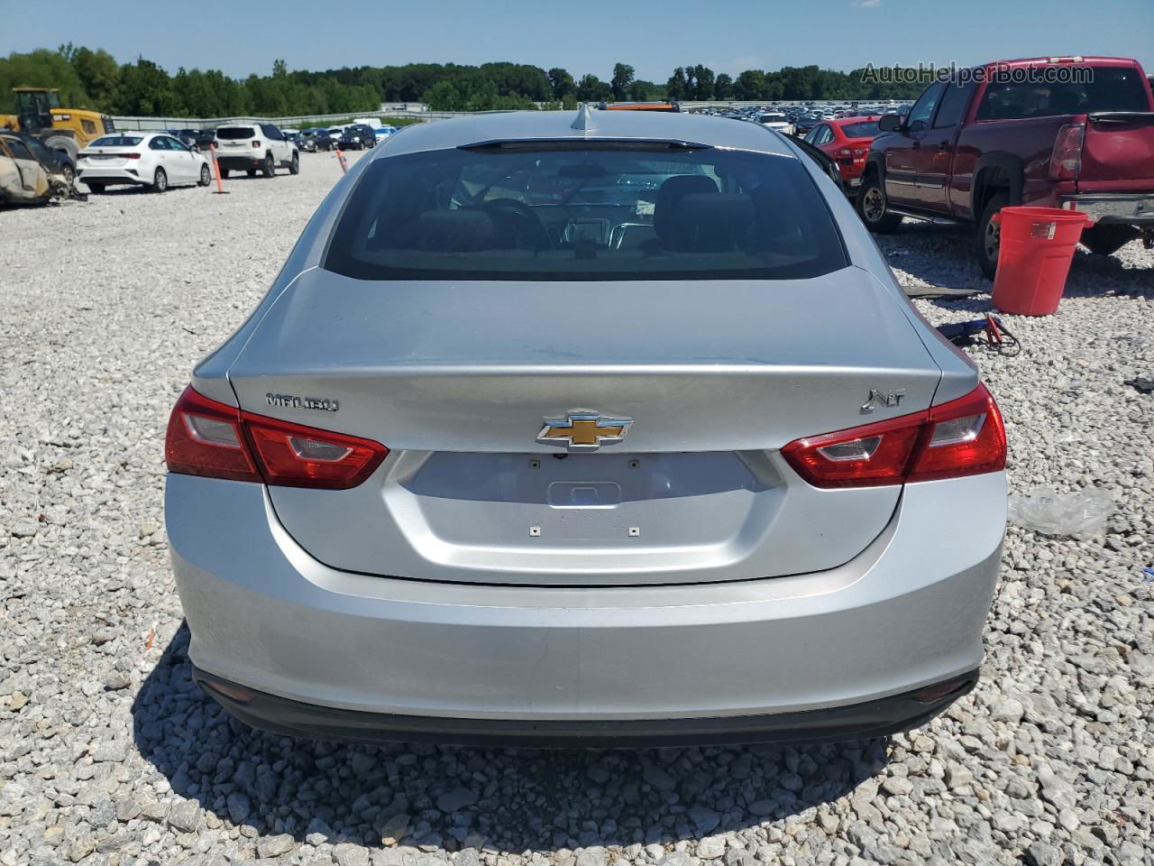 2017 Chevrolet Malibu Lt Silver vin: 1G1ZE5ST9HF208036