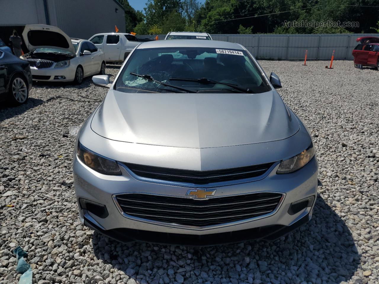 2017 Chevrolet Malibu Lt Silver vin: 1G1ZE5ST9HF208036