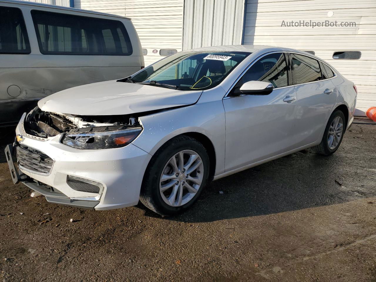 2017 Chevrolet Malibu Lt White vin: 1G1ZE5ST9HF208487