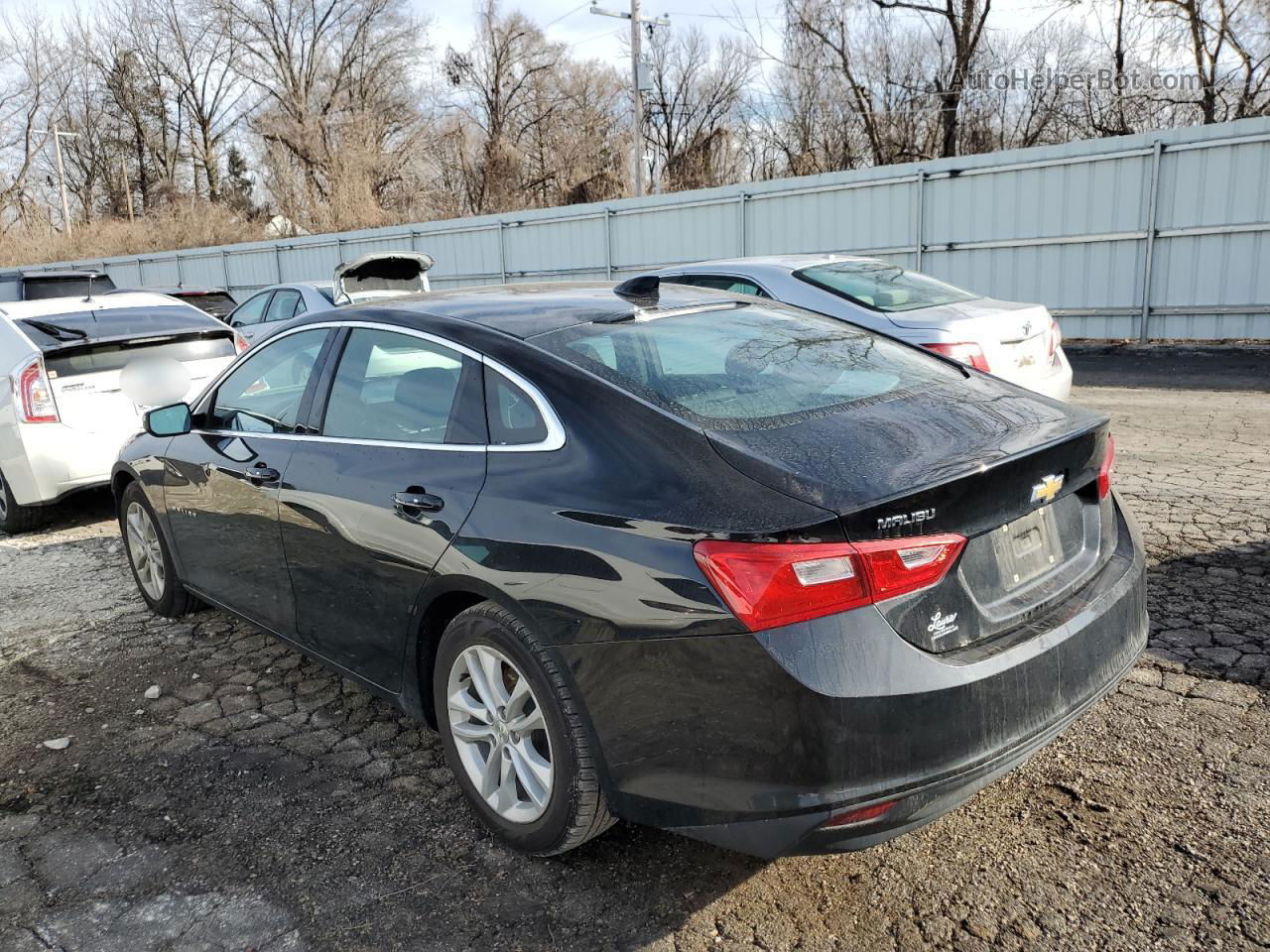 2017 Chevrolet Malibu Lt Black vin: 1G1ZE5ST9HF214208