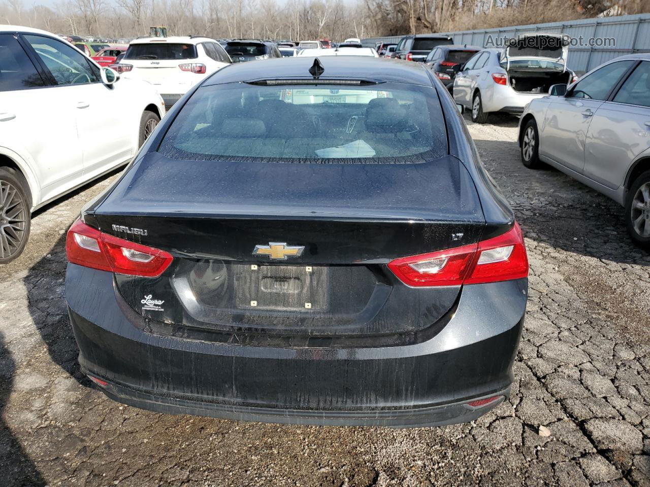 2017 Chevrolet Malibu Lt Black vin: 1G1ZE5ST9HF214208