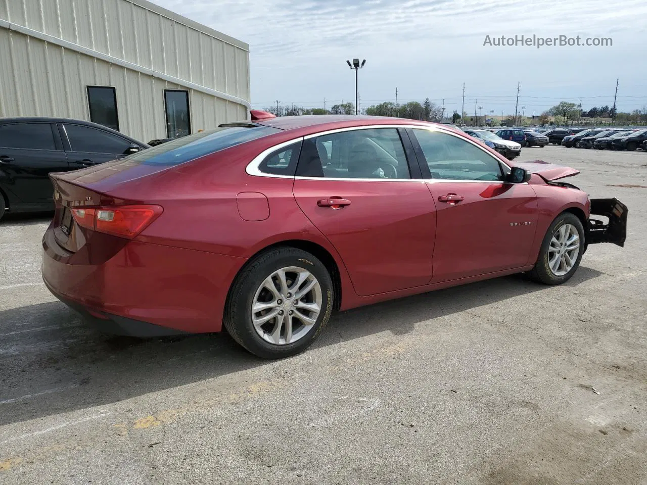 2017 Chevrolet Malibu Lt Бордовый vin: 1G1ZE5ST9HF230845