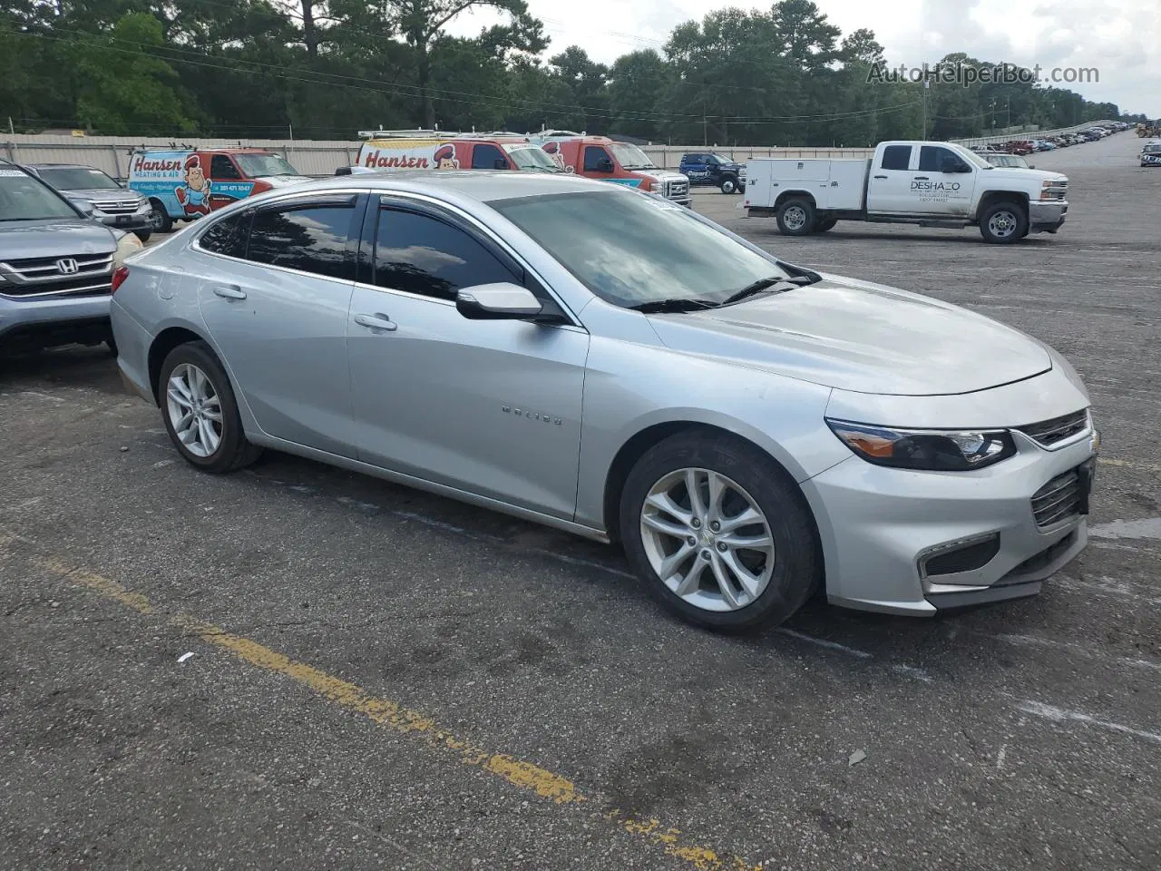 2017 Chevrolet Malibu Lt Silver vin: 1G1ZE5ST9HF285084