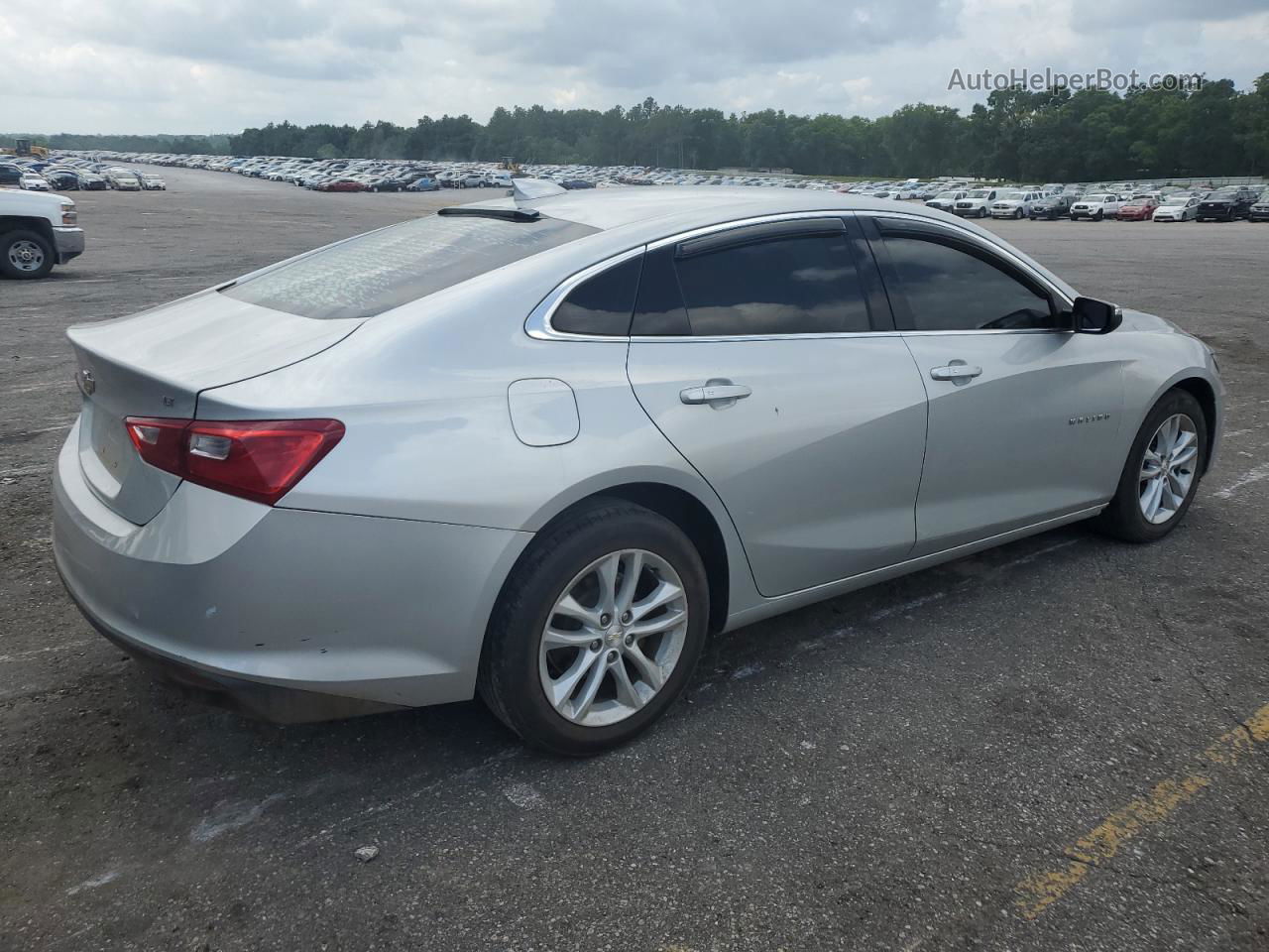 2017 Chevrolet Malibu Lt Silver vin: 1G1ZE5ST9HF285084