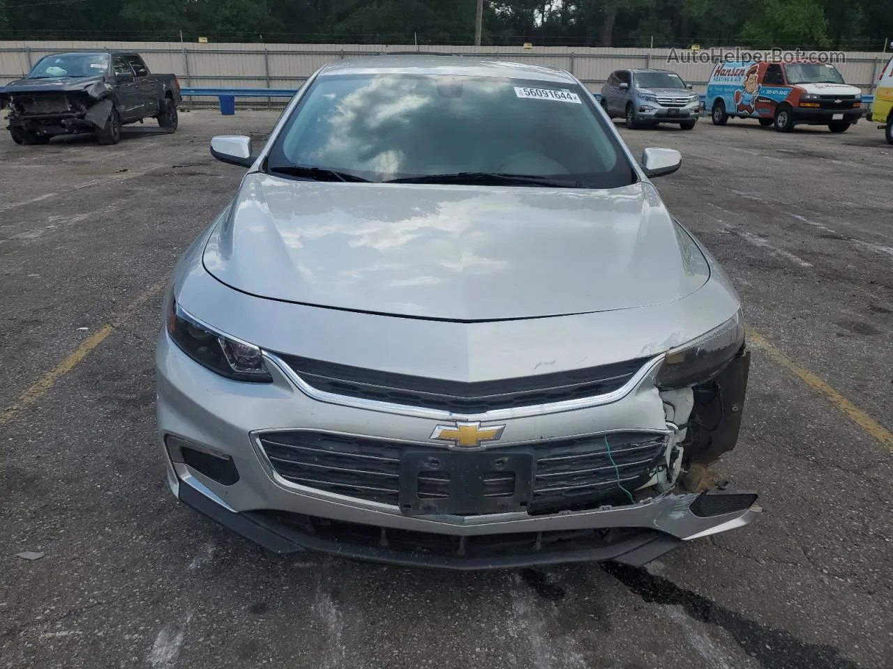 2017 Chevrolet Malibu Lt Silver vin: 1G1ZE5ST9HF285084