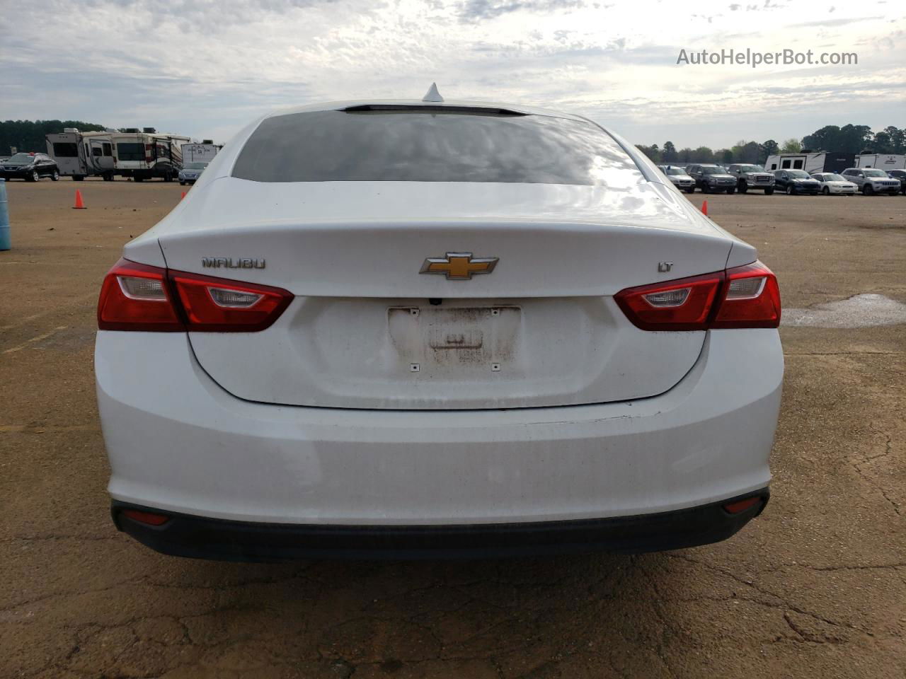 2017 Chevrolet Malibu Lt White vin: 1G1ZE5ST9HF286669