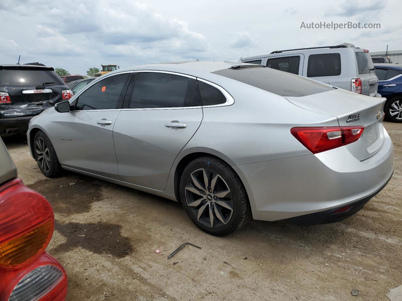 2017 Chevrolet Malibu Lt Silver vin: 1G1ZE5STXHF139230