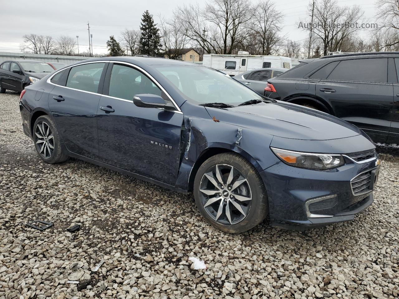 2017 Chevrolet Malibu Lt Blue vin: 1G1ZE5STXHF166864