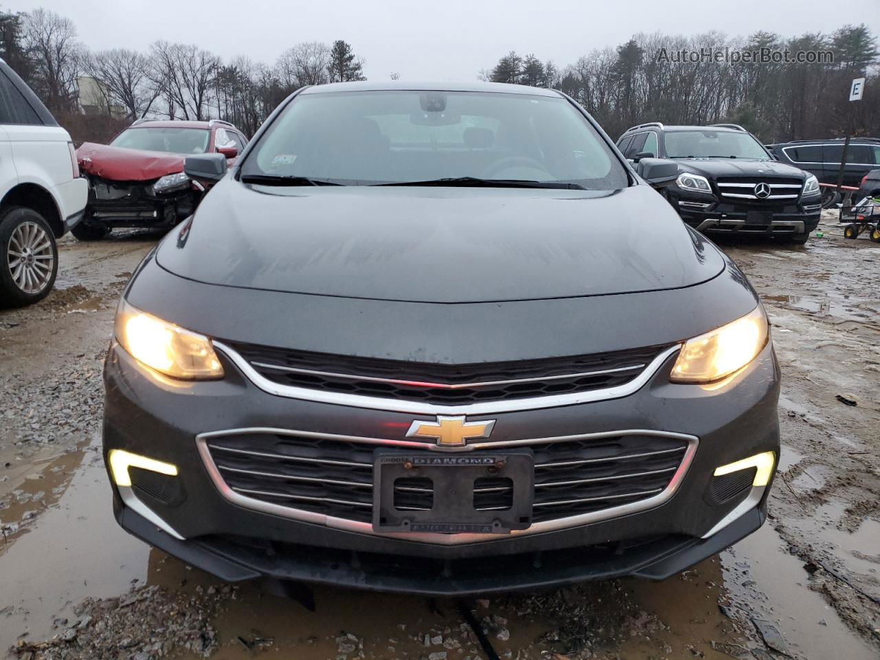 2017 Chevrolet Malibu Lt Серый vin: 1G1ZE5STXHF243832