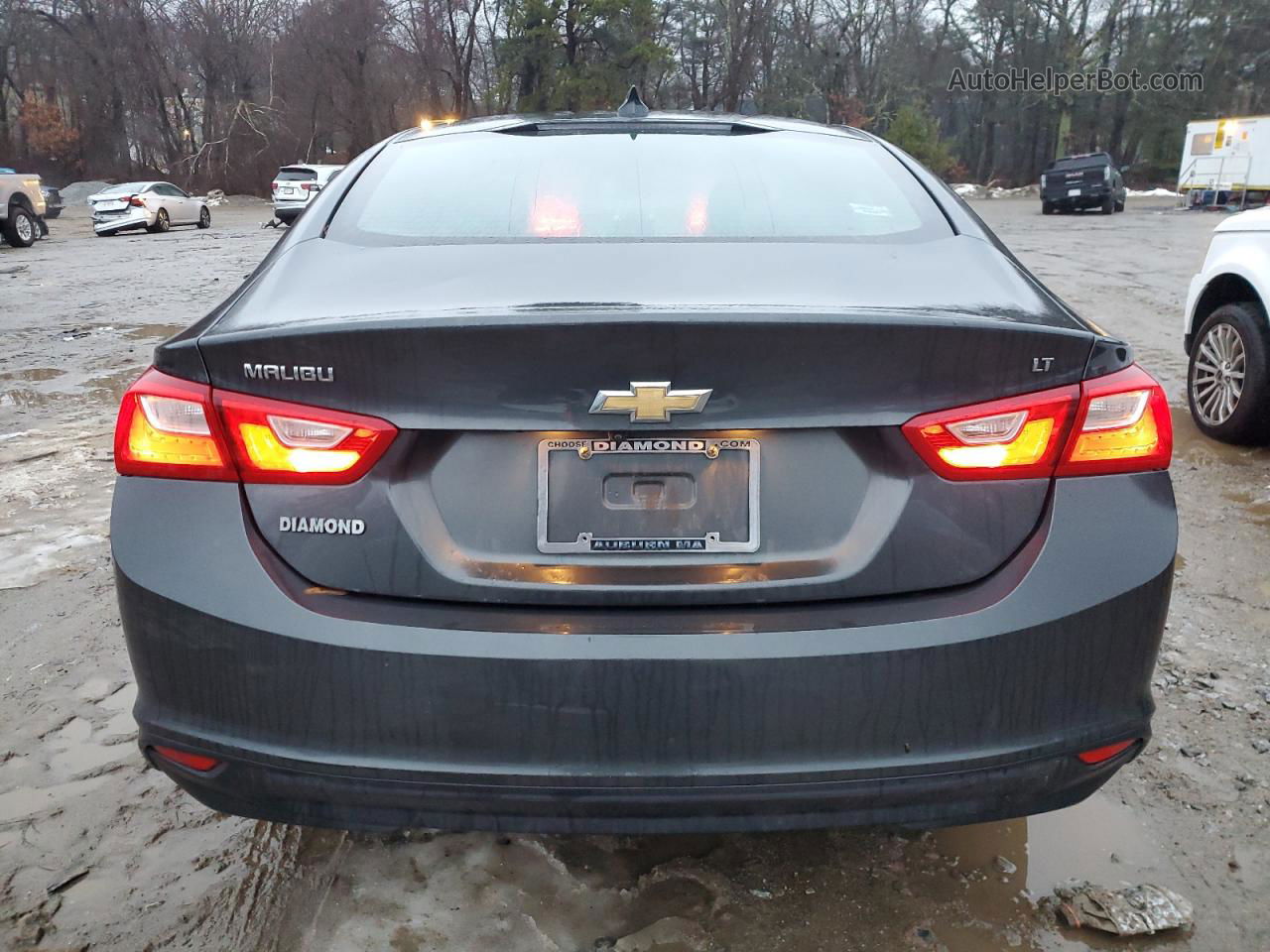 2017 Chevrolet Malibu Lt Серый vin: 1G1ZE5STXHF243832