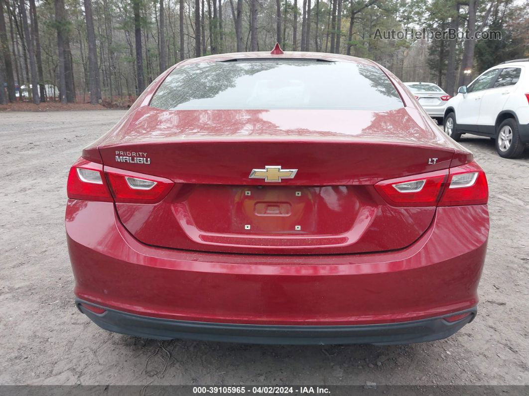 2017 Chevrolet Malibu 1lt Red vin: 1G1ZE5STXHF246455