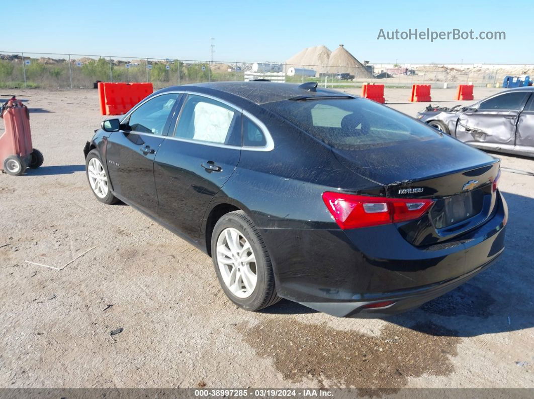 2017 Chevrolet Malibu 1lt Black vin: 1G1ZE5STXHF249226