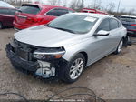 2017 Chevrolet Malibu 1lt Silver vin: 1G1ZE5STXHF251784