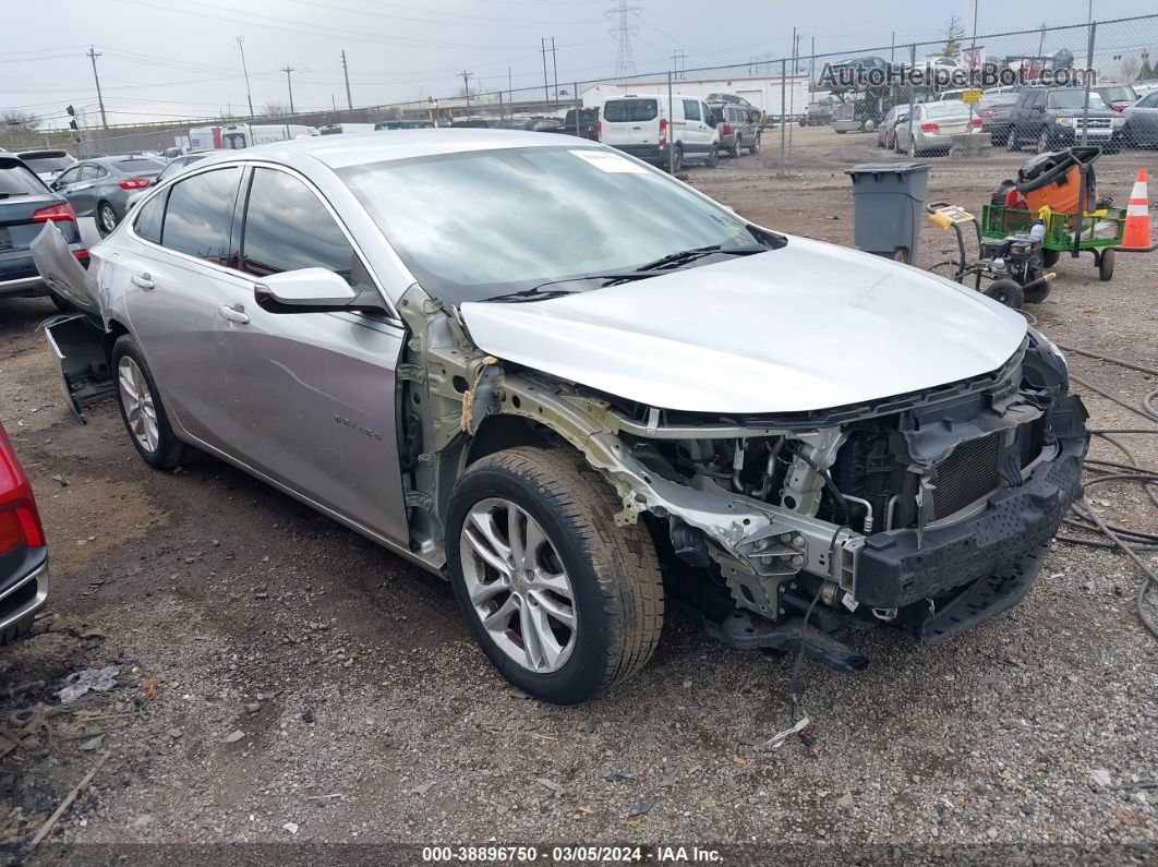 2017 Chevrolet Malibu 1lt Silver vin: 1G1ZE5STXHF251784