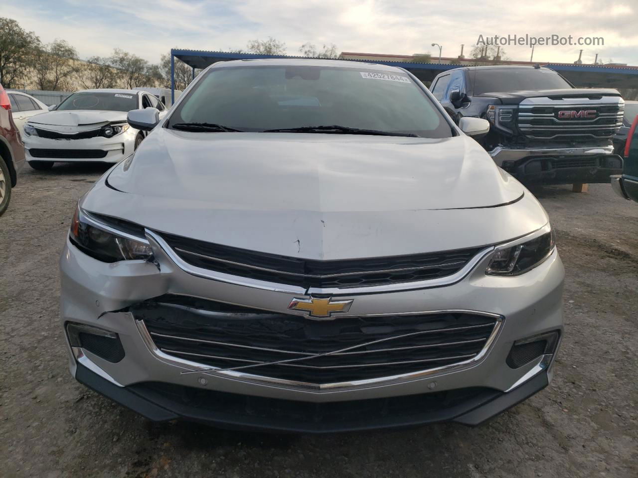 2017 Chevrolet Malibu Lt Silver vin: 1G1ZE5STXHF285434