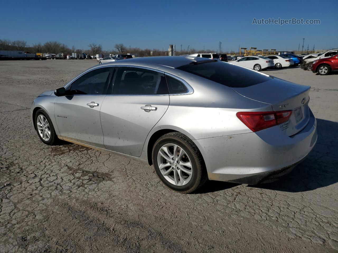 2017 Chevrolet Malibu Lt Silver vin: 1G1ZE5STXHF289161