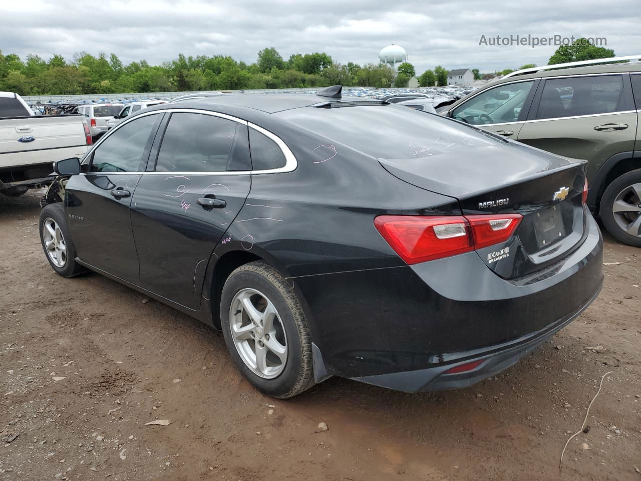 2017 Chevrolet Malibu Lt Black vin: 1G1ZE5STXHF292285