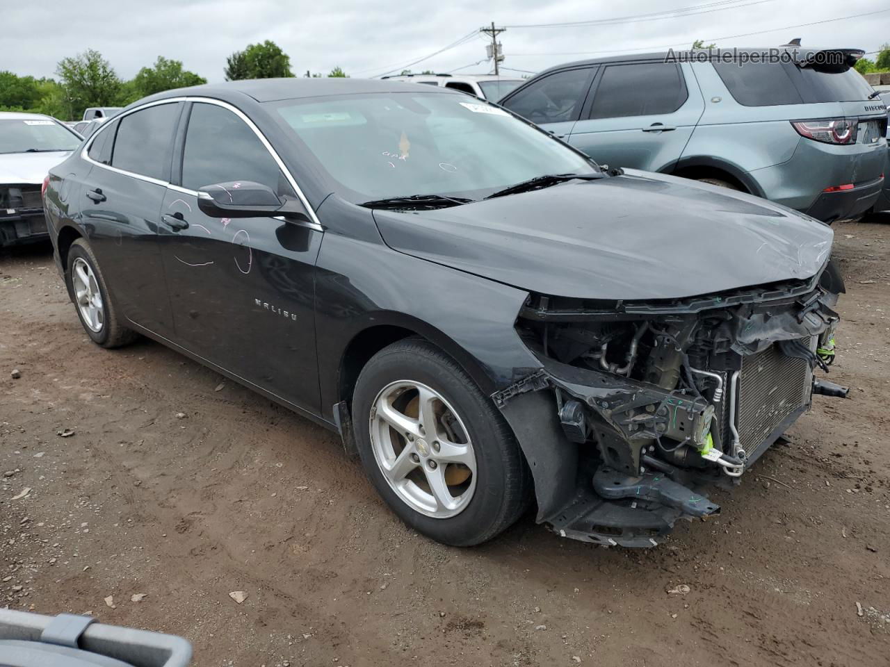 2017 Chevrolet Malibu Lt Black vin: 1G1ZE5STXHF292285