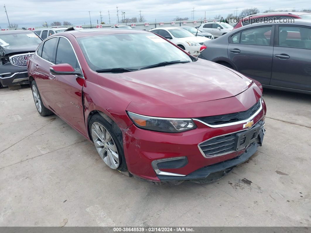 2018 Chevrolet Malibu Premier Red vin: 1G1ZE5SX4JF241700