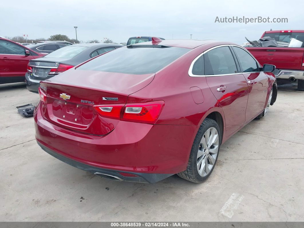 2018 Chevrolet Malibu Premier Red vin: 1G1ZE5SX4JF241700