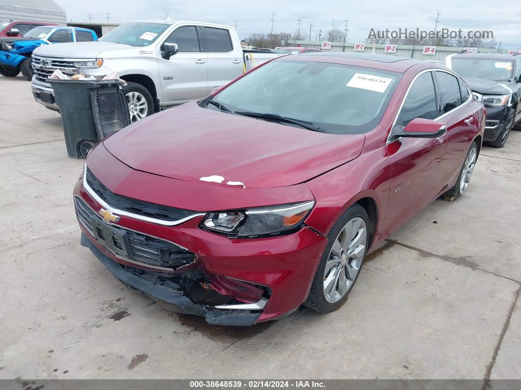 2018 Chevrolet Malibu Premier Red vin: 1G1ZE5SX4JF241700