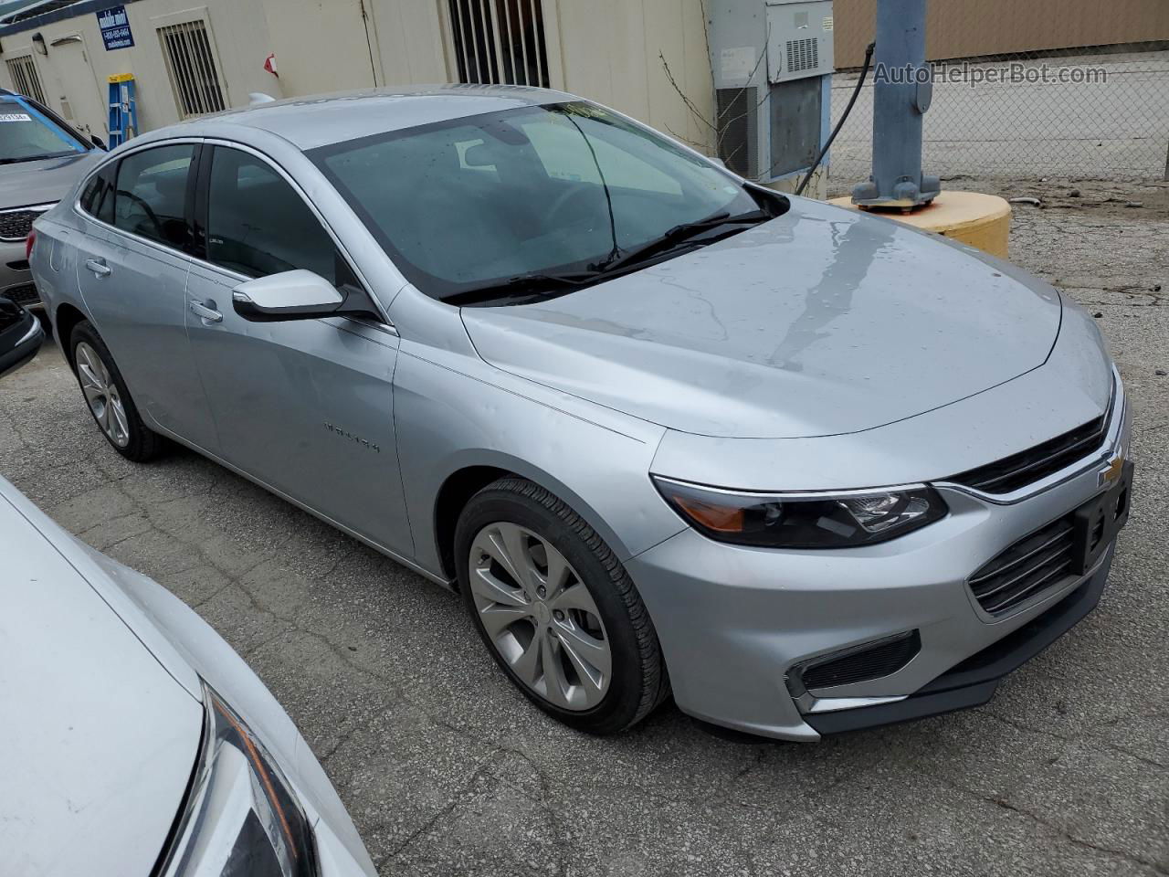 2018 Chevrolet Malibu Premier Silver vin: 1G1ZE5SX4JF287818